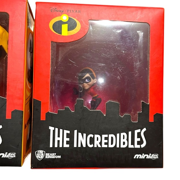 The Incredibles Beast Kingdom Elastigirl Mr. Incredible Mini Egg Attack Lot - Picture 3 of 12